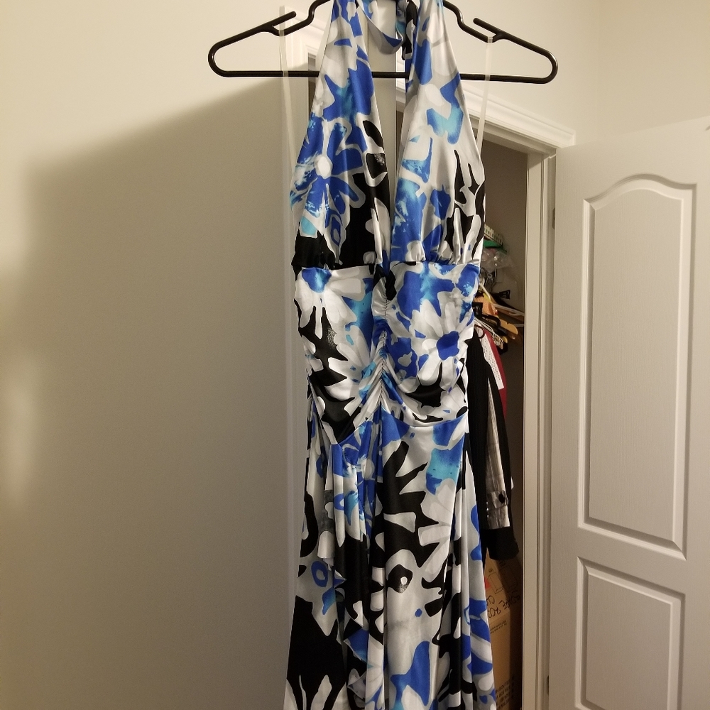 Floral Pattern Dress - BNWT - Halter  Style Dress